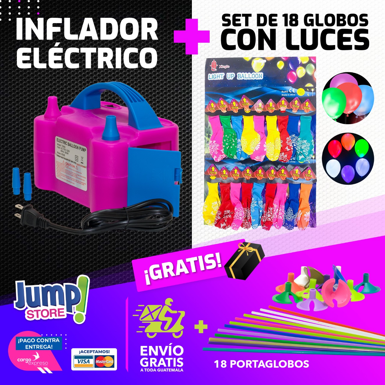 Infladores eléctricos con - Balloons & More Nicaragua
