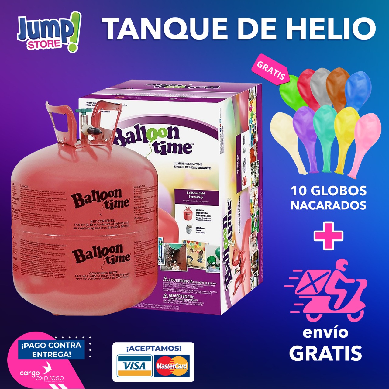 TANQUE DE HELIO – Jump Store